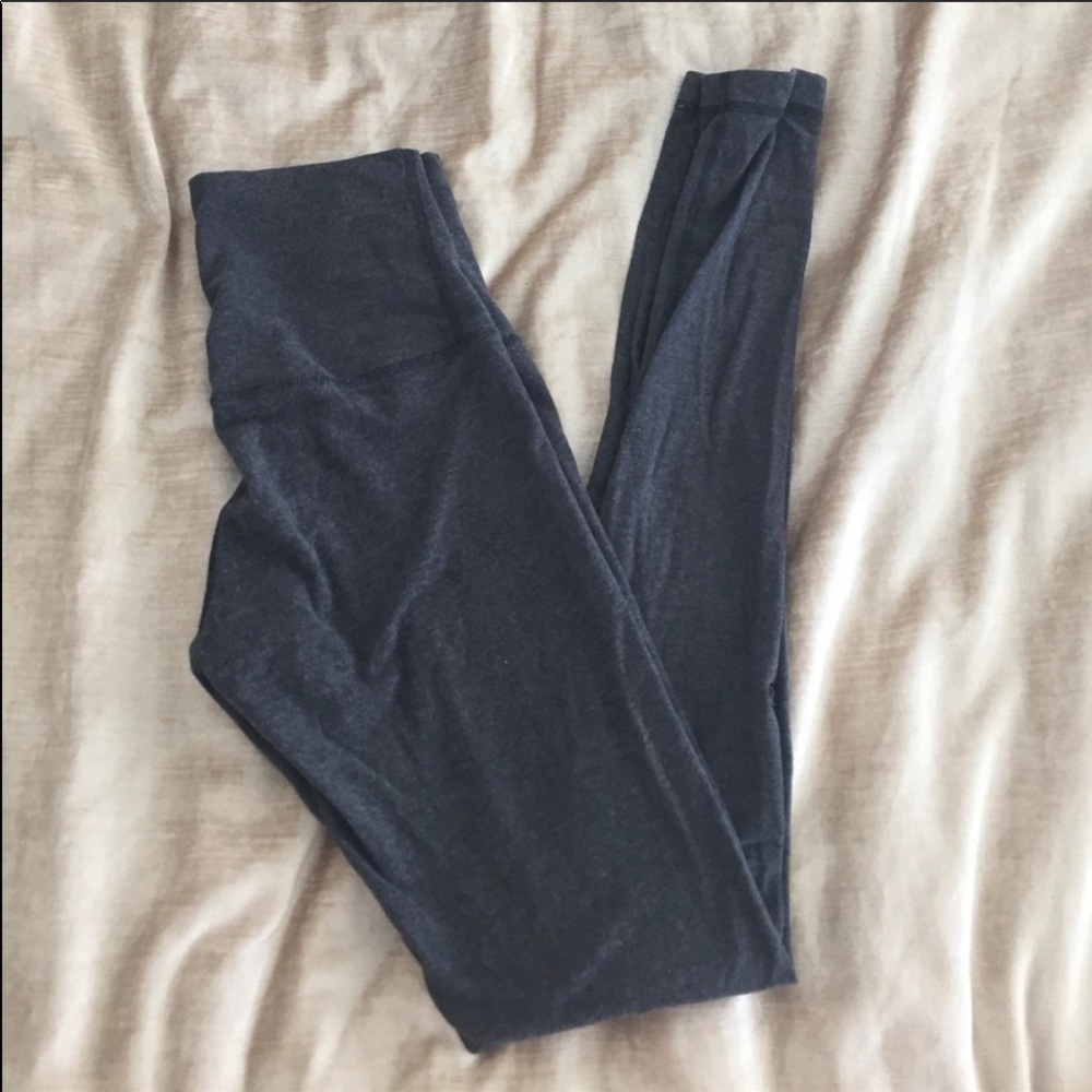 Lululemon Grey High Rise Leggings 4 - Picture 6 of 8